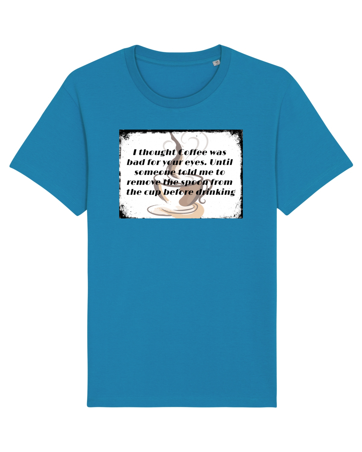 Tricou mânecă scurtă Unisex Rocker Azur
