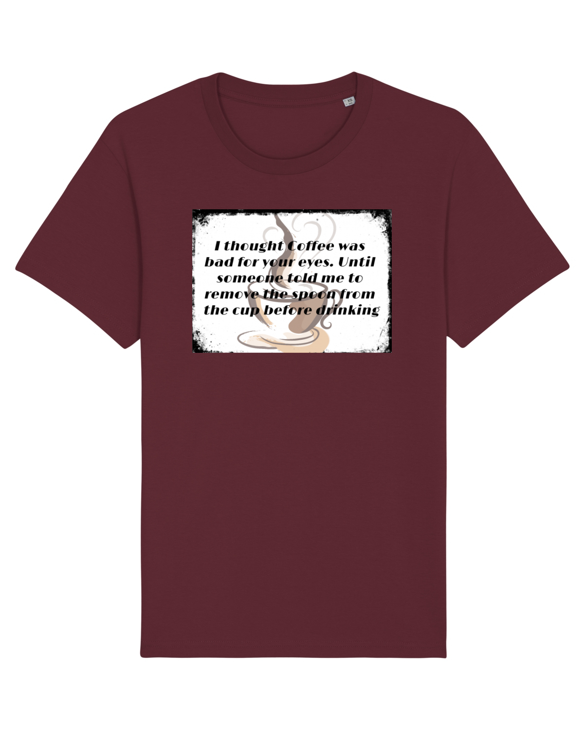 Tricou mânecă scurtă Unisex Rocker Burgundy