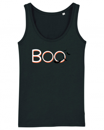 Halloween Boo Black