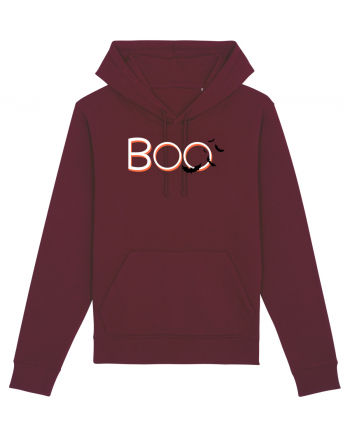 Halloween Boo Burgundy