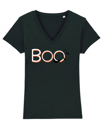 Halloween Boo Black