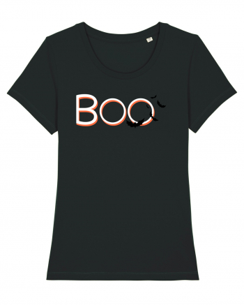 Halloween Boo Black