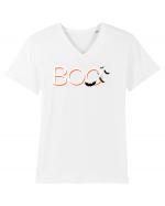 Halloween Boo Tricou mânecă scurtă guler V Bărbat Presenter