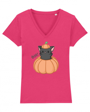 Scary cute black cat Raspberry