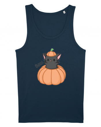 Scary cute black cat Navy