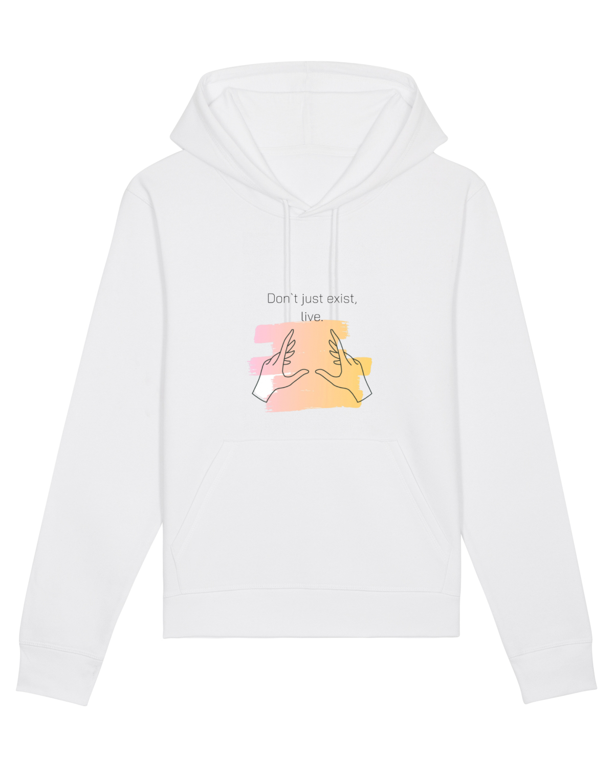 Hanorac Unisex Drummer White