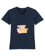 Don`t just exist, live. Tricou mânecă scurtă guler V Bărbat Presenter