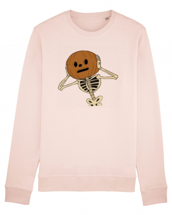 Happy Halloween Skeleton Head Candy Pink