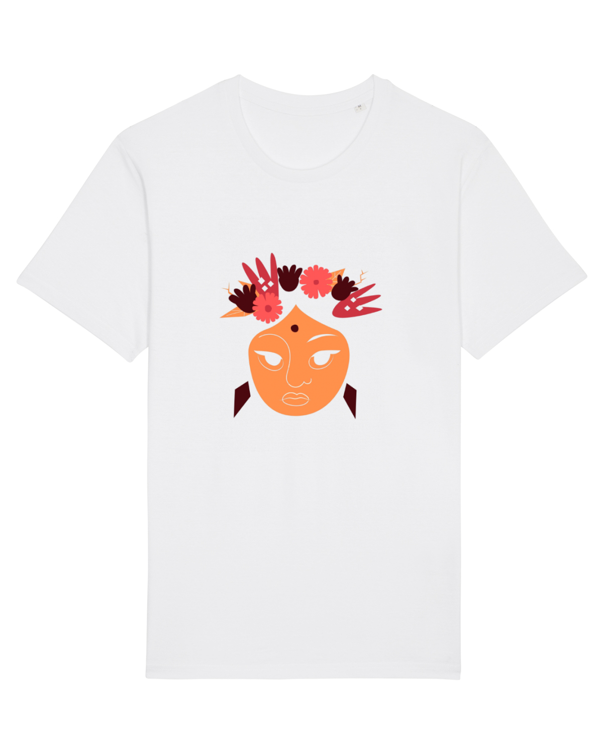 Tricou mânecă scurtă Unisex Rocker White