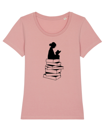 Girl reading Canyon Pink