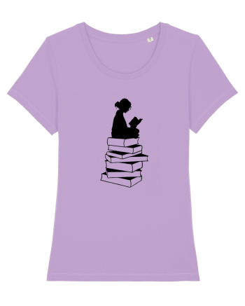 Girl reading Lavender Dawn
