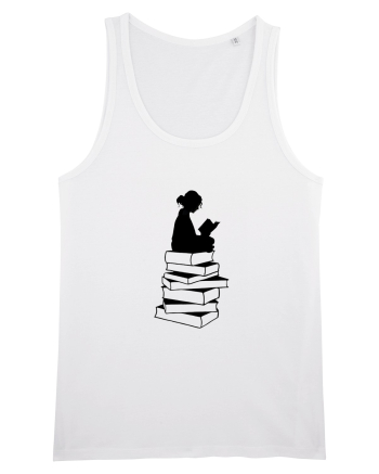 Girl reading White