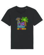 Ne place plaja Tricou mânecă scurtă Unisex Rocker