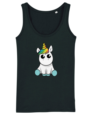 Cute unicorn Black