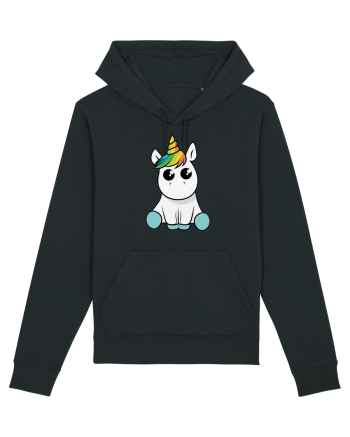 Cute unicorn Black