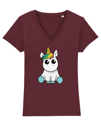 Cute unicorn Burgundy