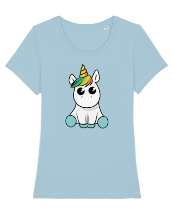 Cute unicorn Sky Blue