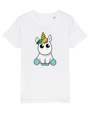 Cute unicorn White