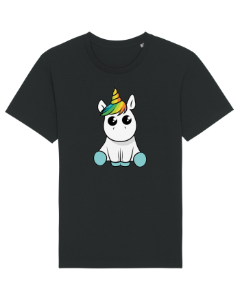 Cute unicorn Black