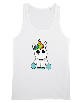 Cute unicorn White