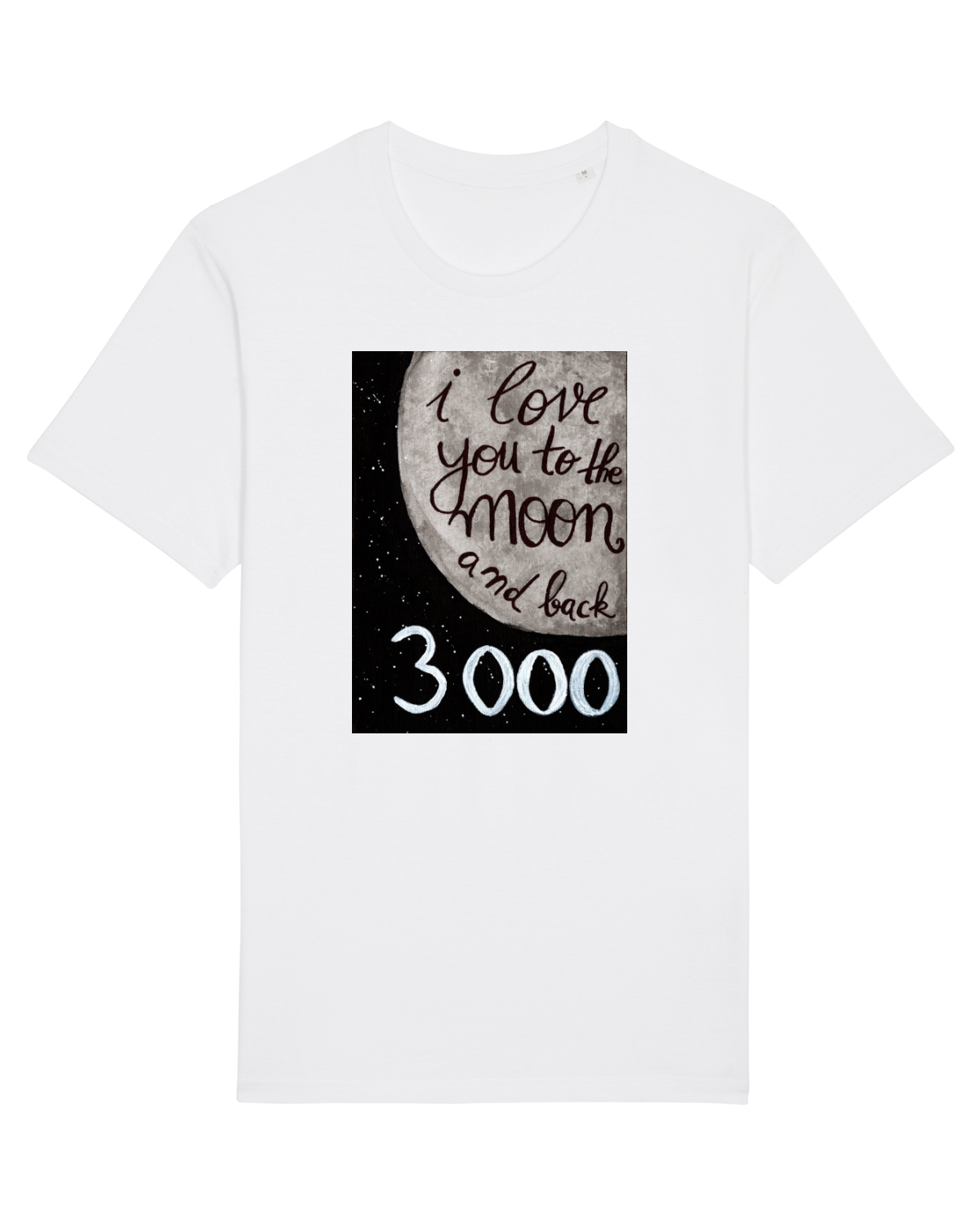 Tricou mânecă scurtă Unisex Rocker White