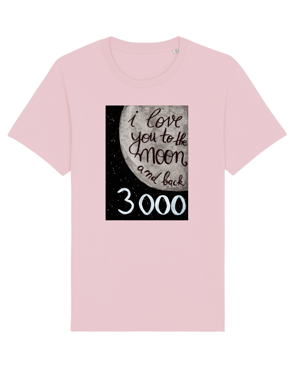 Tricou mânecă scurtă Unisex Rocker Cotton Pink