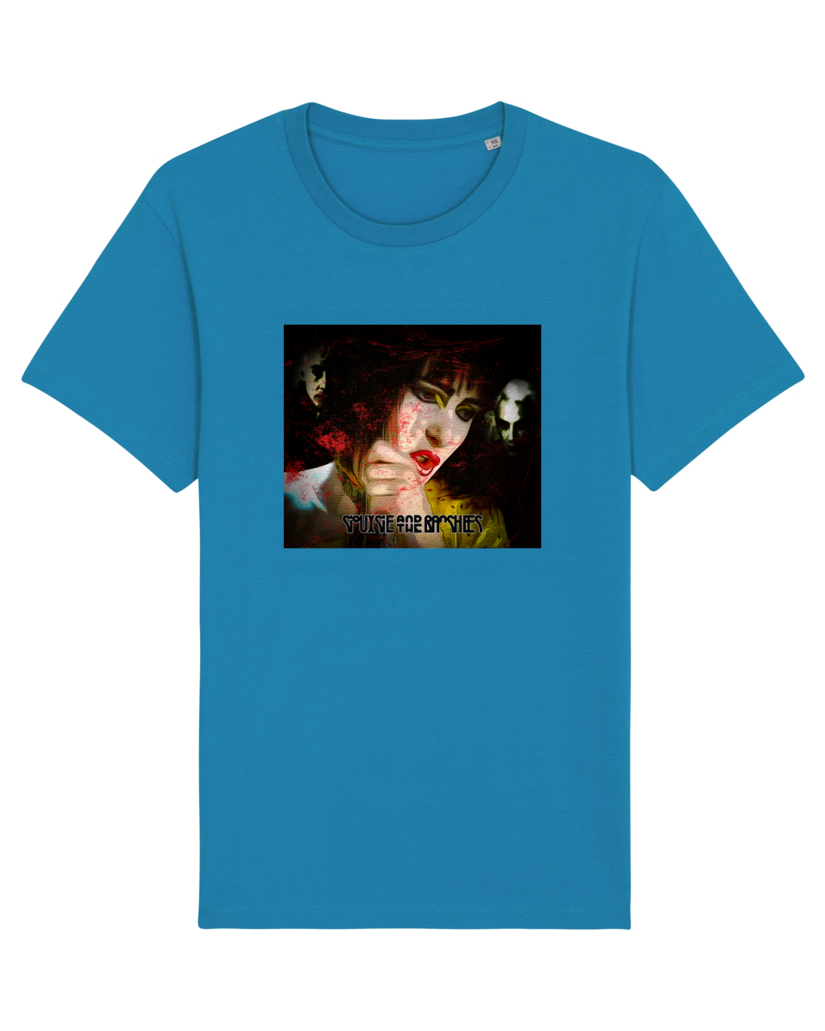 Tricou mânecă scurtă Unisex Rocker Azur