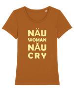 Nău Woman, Nău Cry Tricou mânecă scurtă guler larg fitted Damă Expresser