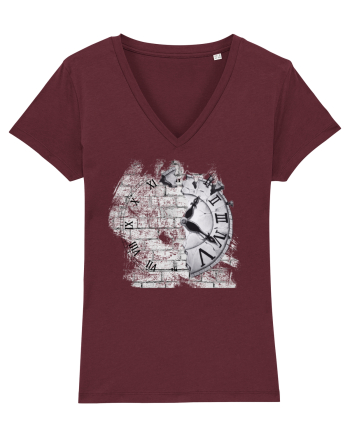 Broken time  Burgundy