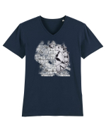 Broken time  Tricou mânecă scurtă guler V Bărbat Presenter