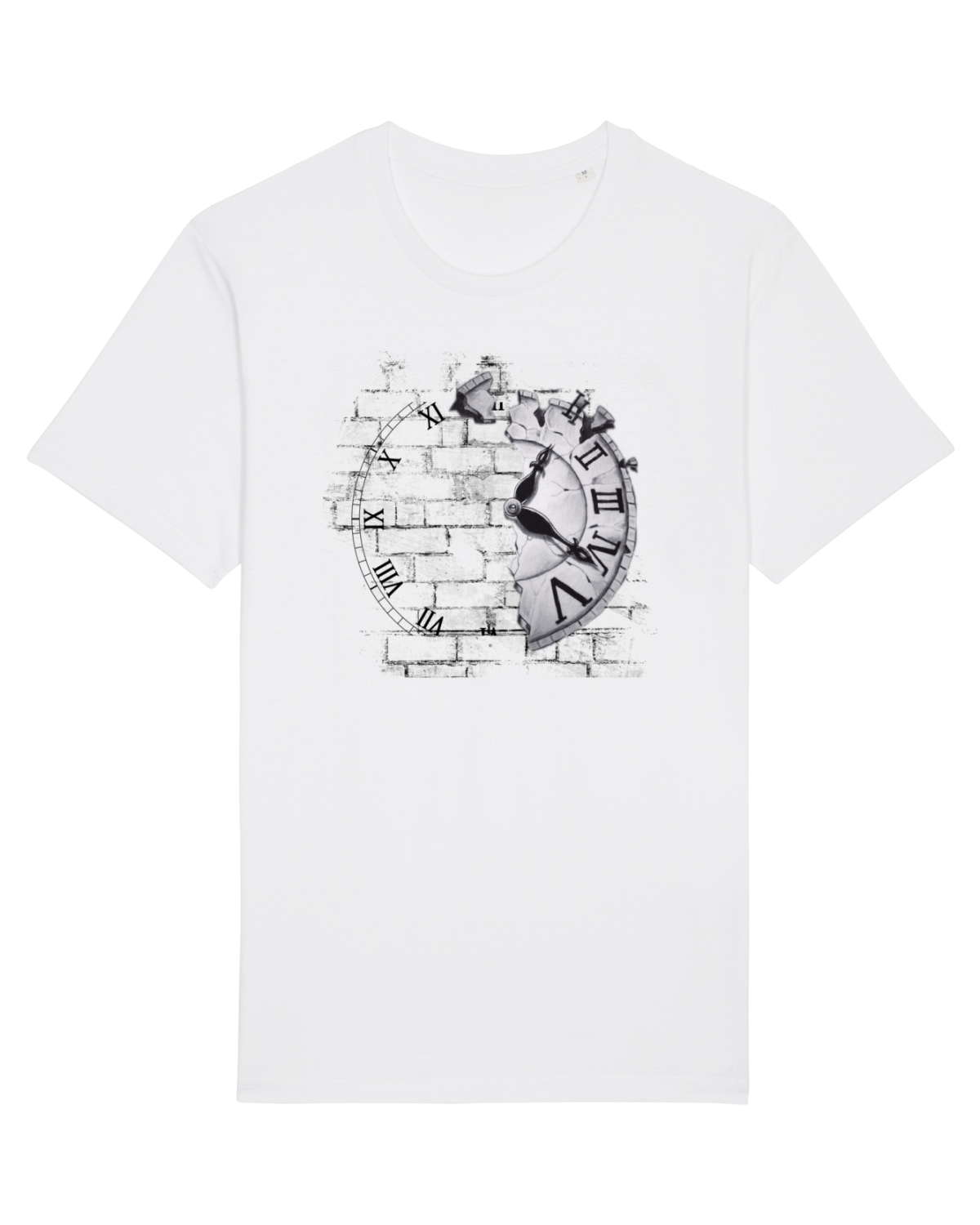 Tricou mânecă scurtă Unisex Rocker White