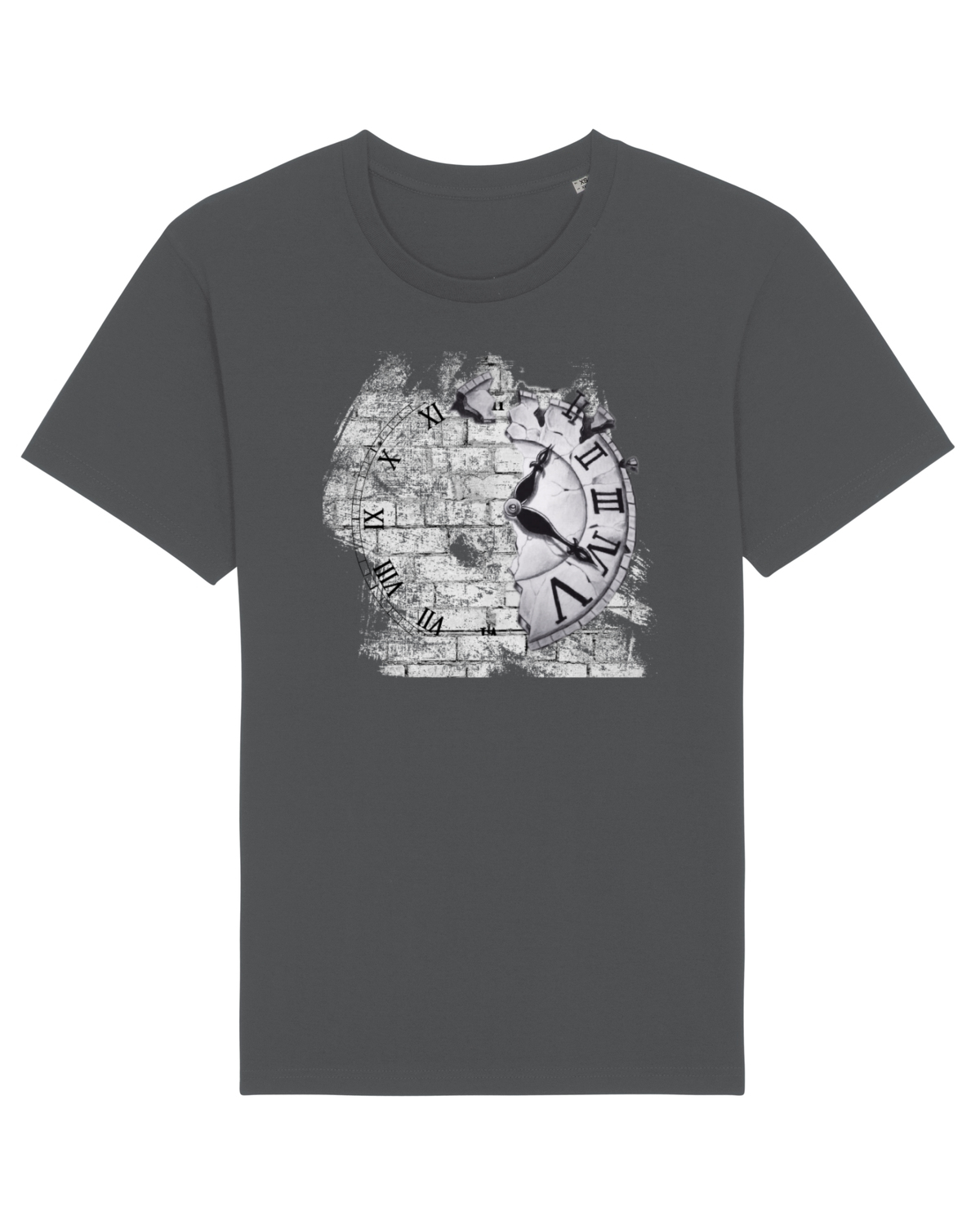 Tricou mânecă scurtă Unisex Rocker Anthracite