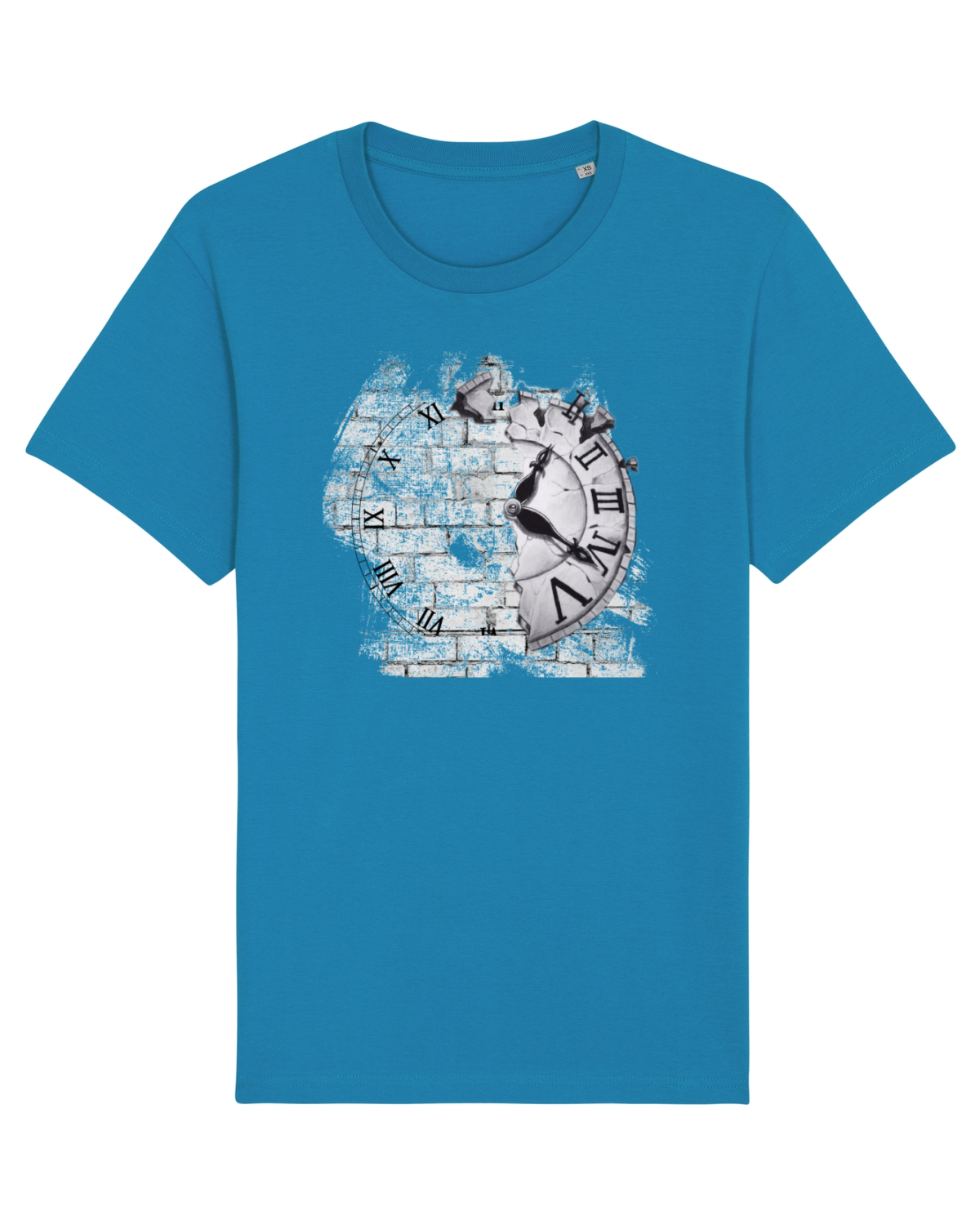 Tricou mânecă scurtă Unisex Rocker Azur