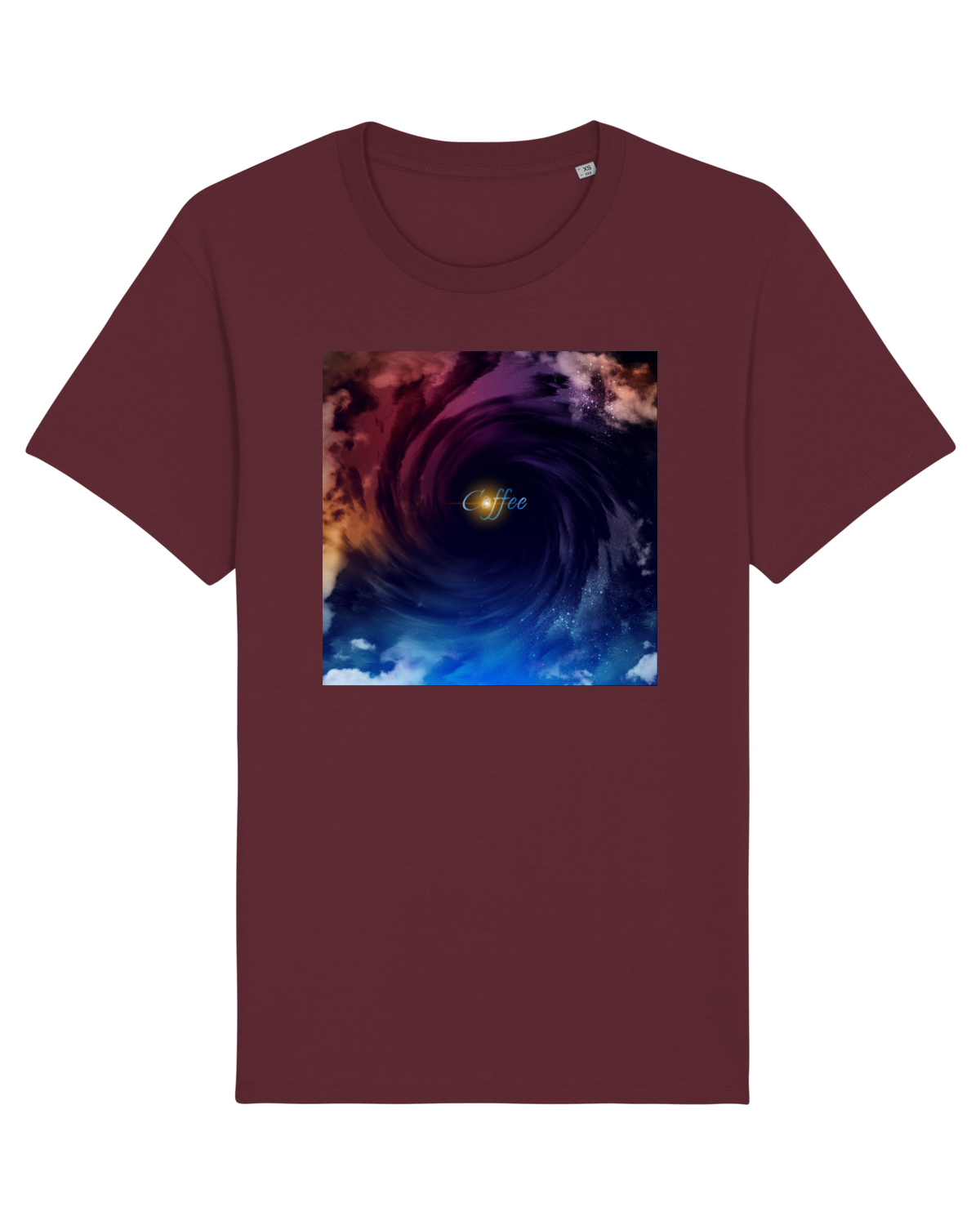 Tricou mânecă scurtă Unisex Rocker Burgundy