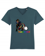 Make It RGB mark 2 Tricou mânecă scurtă guler V Bărbat Presenter