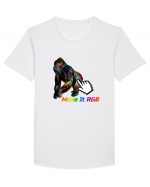 Make It RGB mark 2 Tricou mânecă scurtă guler larg Bărbat Skater