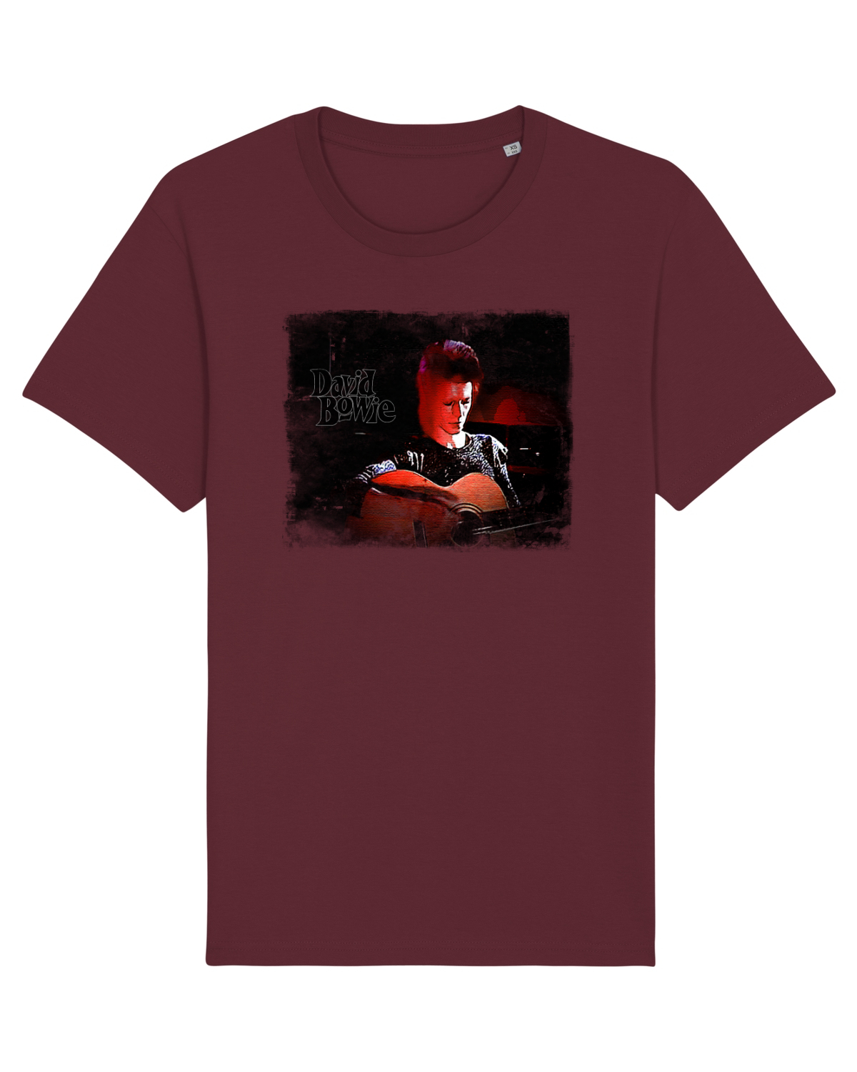 Tricou mânecă scurtă Unisex Rocker Burgundy