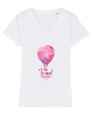 Travel Blogger White
