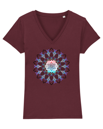 Each person’s life is like a mandala Burgundy