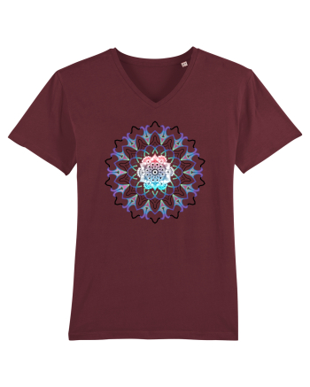 Each person’s life is like a mandala Burgundy