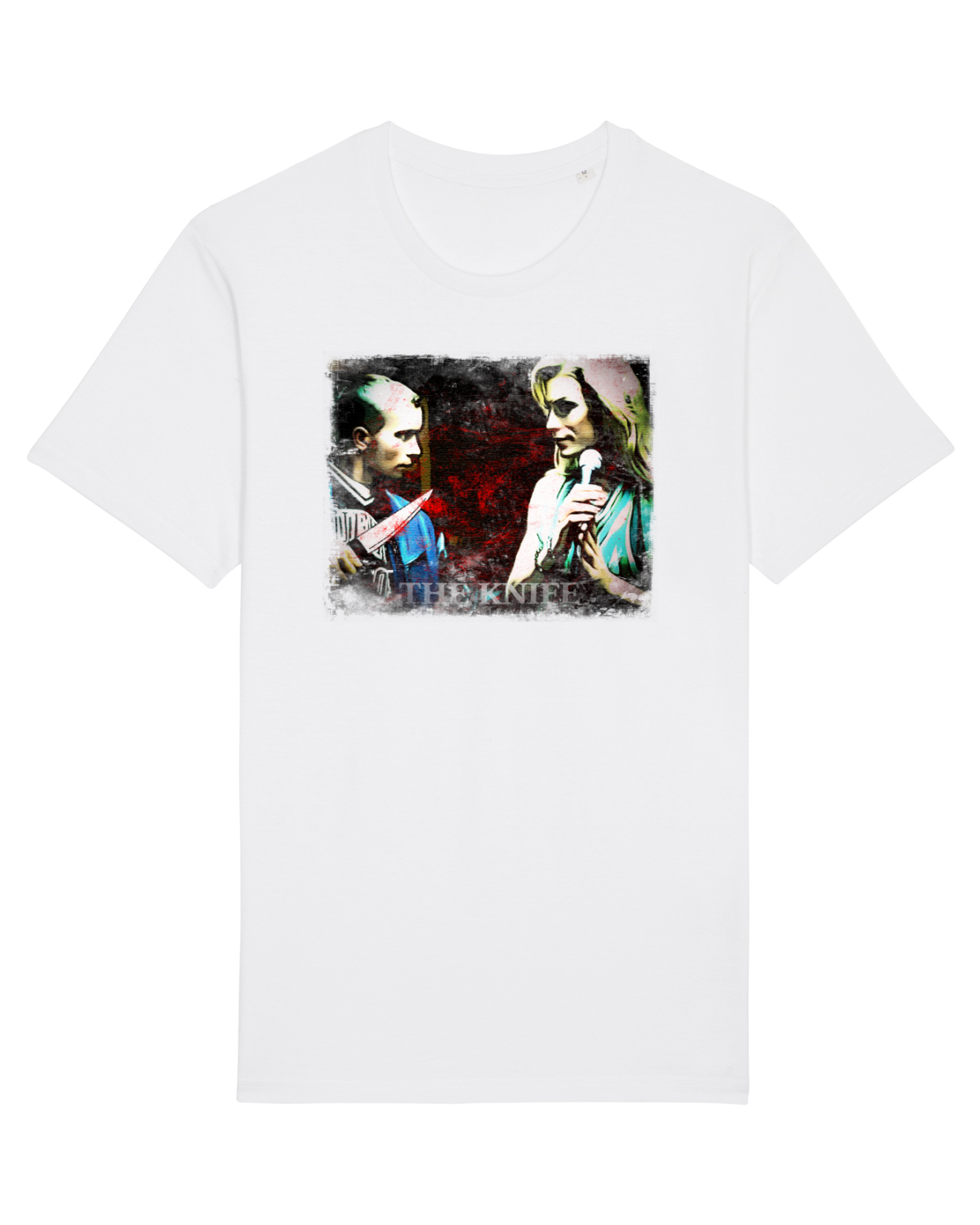 Tricou mânecă scurtă Unisex Rocker White