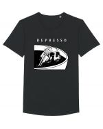 Depresso Tricou mânecă scurtă guler larg Bărbat Skater