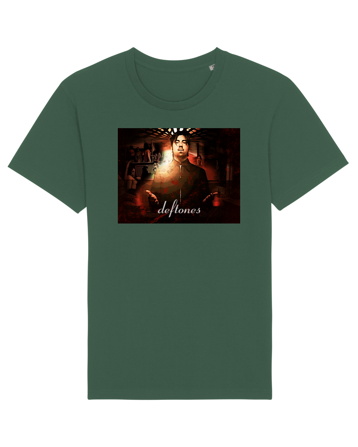 Tricou mânecă scurtă Unisex Rocker Bottle Green