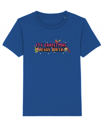 It's Christmas Jesus Birth Majorelle Blue