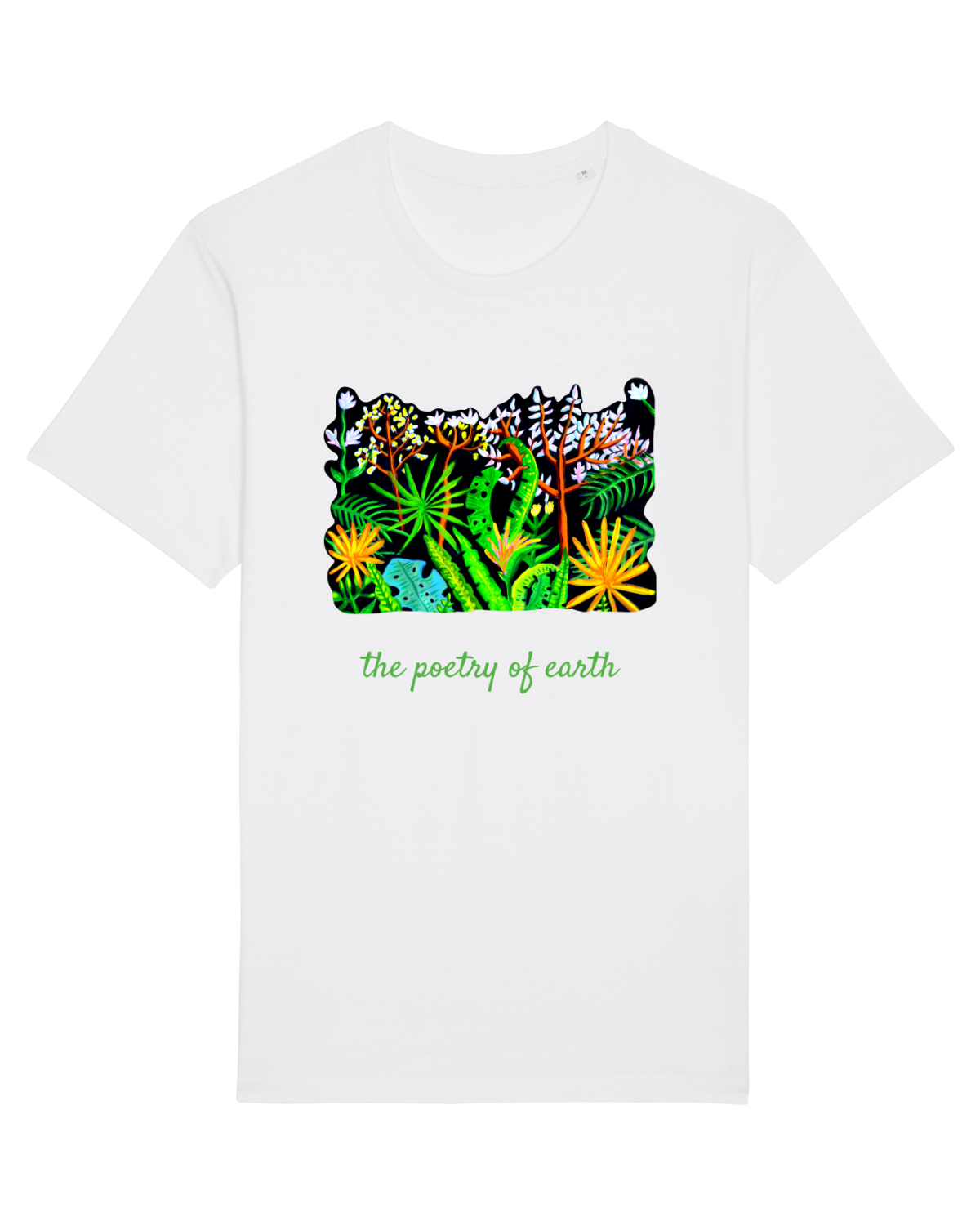 Tricou mânecă scurtă Unisex Rocker White