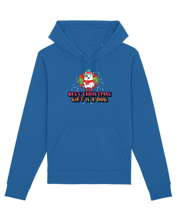 Best Christmas Gift Is A Dog Royal Blue