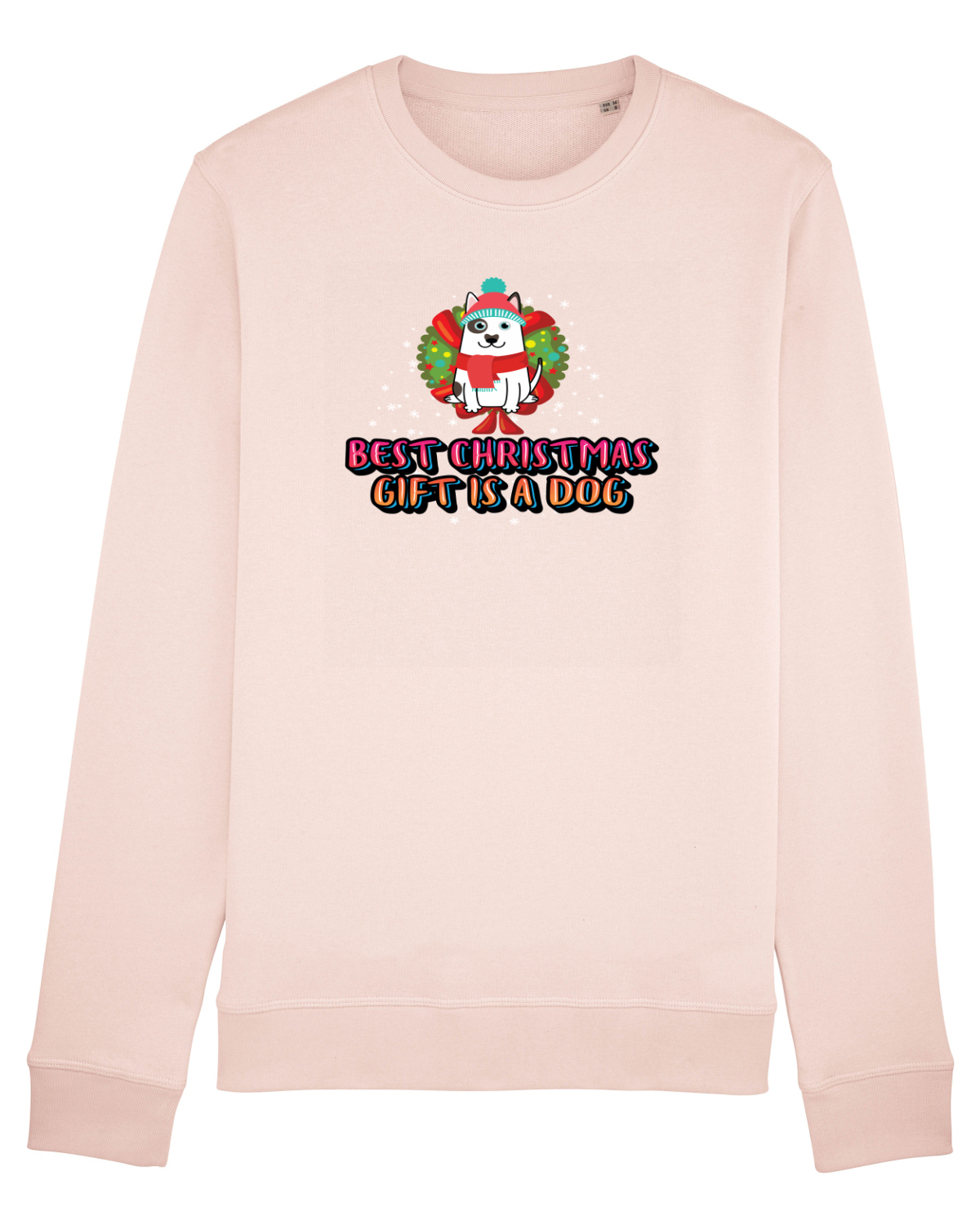 Bluză mânecă lungă Unisex Rise Candy Pink