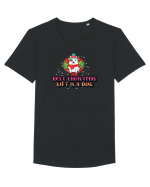 Best Christmas Gift Is A Dog Tricou mânecă scurtă guler larg Bărbat Skater
