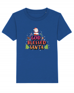 God Blessed Santa Tricou mânecă scurtă  Copii Mini Creator