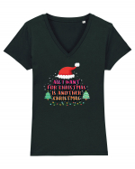 All I Want For Christmas Is Another Christmas Tricou mânecă scurtă guler V Damă Evoker